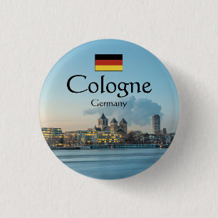 Cologne Germany 3 Cm Round Badge