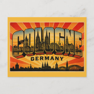 Cologne Germany Cathedral Postcard