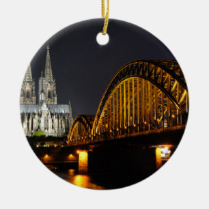 Cologne, Germany Ceramic Tree Decoration