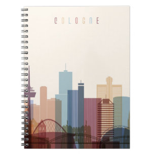Cologne, Germany   City Skyline Notebook