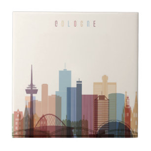 Cologne, Germany   City Skyline Tile