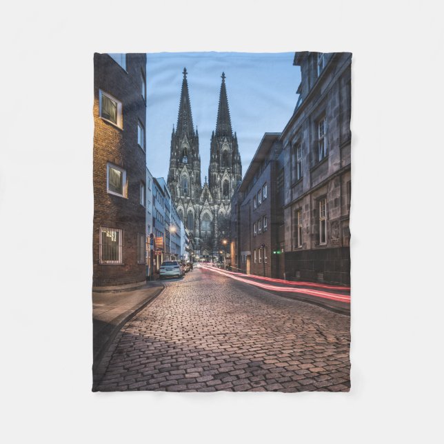Cologne Germany Fleece Blanket (Front)