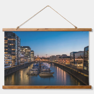 Cologne Germany Harbour Hanging Tapestry