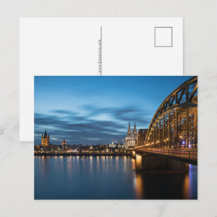 Cologne Germany Holiday Postcard