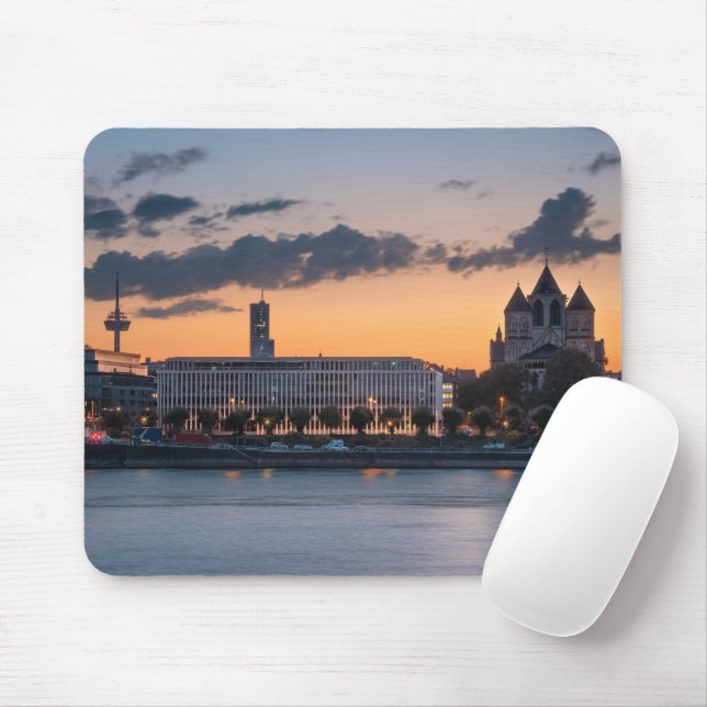 Cologne Germany Mouse Mat (With Mouse)