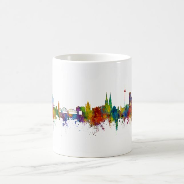 Cologne Germany Skyline Coffee Mug (Center)