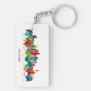 Cologne Germany Skyline Key Ring