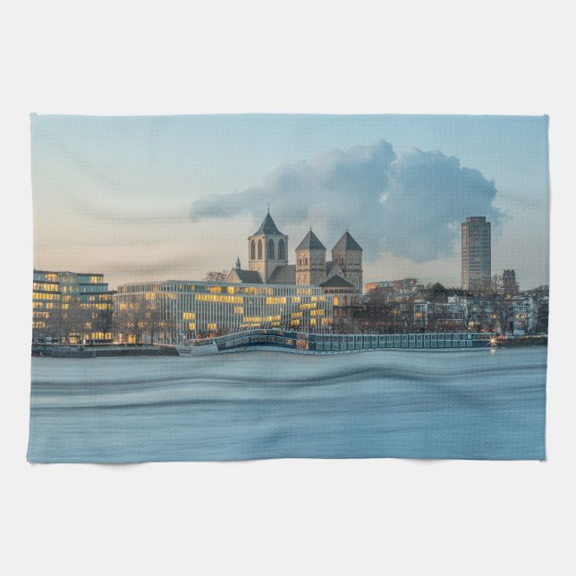 Cologne Germany Tea Towel (Horizontal)