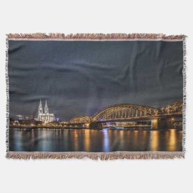 Cologne Germany Throw Blanket (Front)
