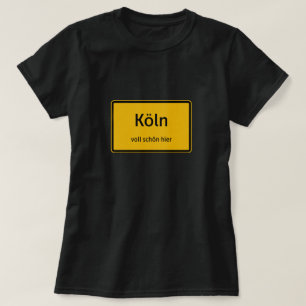 Cologne Ladies Women T-shirt shirt shirt