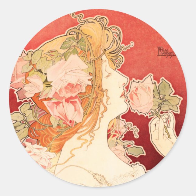 Cologne Parfumerie Classic Round Sticker (Front)