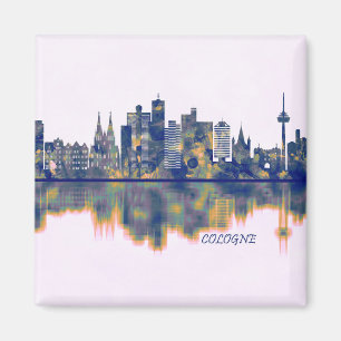 Cologne Skyline Magnet