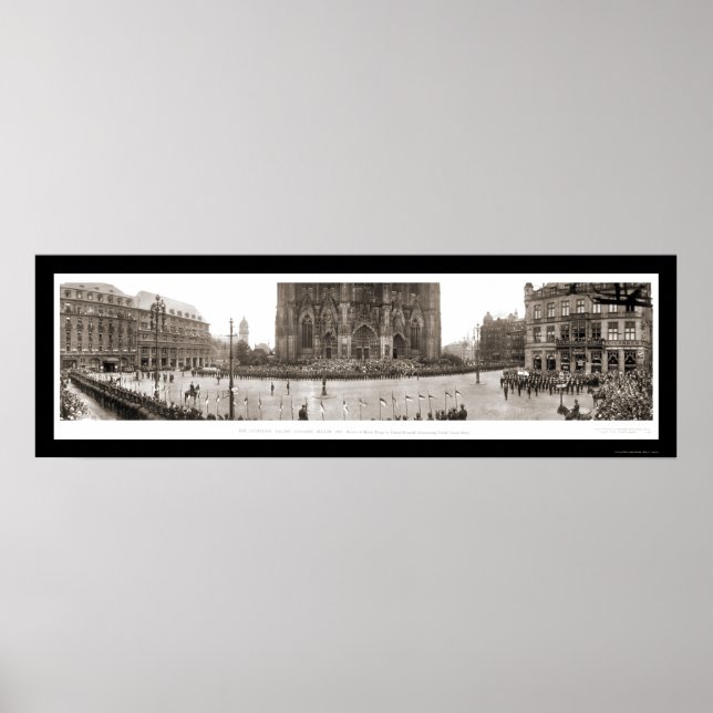 Cologne Troop Review Photo 1919 Poster (Front)