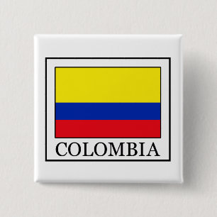 Colombia 15 Cm Square Badge