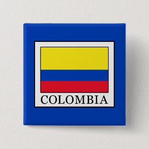 Colombia 15 Cm Square Badge