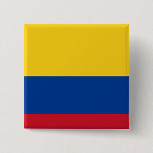 colombia 15 cm square badge