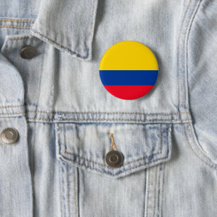 Colombia 6 Cm Round Badge