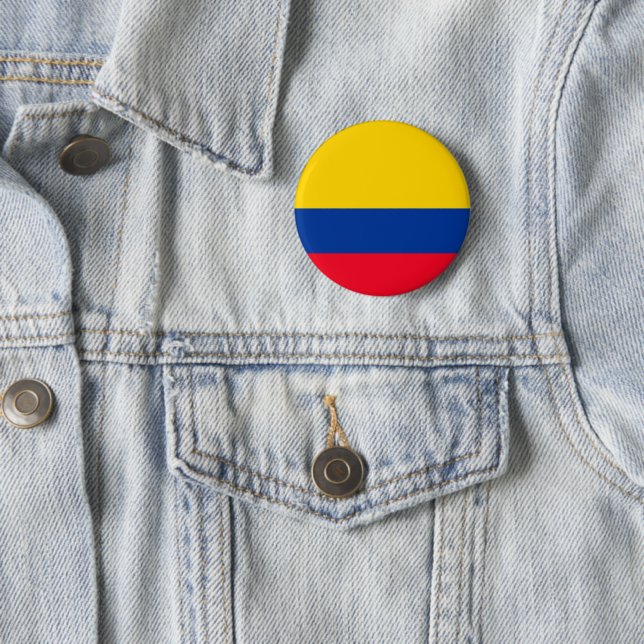 Colombia 6 Cm Round Badge (In Situ)