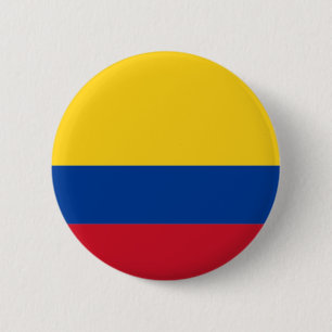 colombia 6 cm round badge