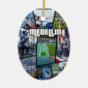 Colombia Antioquia Medellin Ceramic Tree Decoration