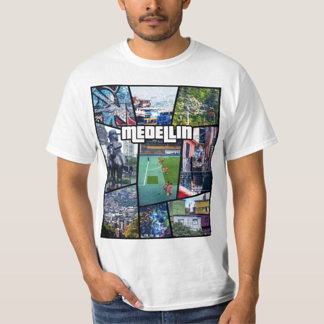 Colombia Antioquia Medellin T-Shirt (Front)