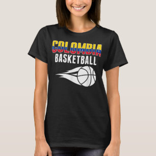Colombia Basketball Fans Jersey Colombian Flag Spo T-Shirt