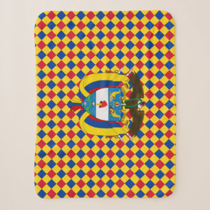 Colombia blanket, Art, patriotic, Colombian Flag Sherpa Blanket