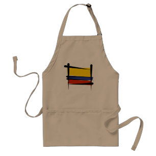 Colombia Brush Flag Standard Apron
