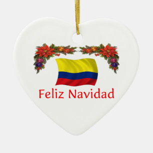 Colombia Christmas Ceramic Tree Decoration