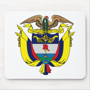 Colombia Coat of Arms Mousepad