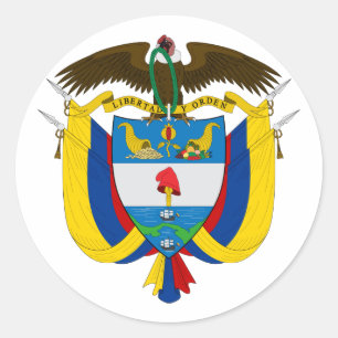Colombia Coat of Arms Sticker