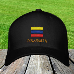 Colombia & Colombian Flag fashion / Patriots Embroidered Hat