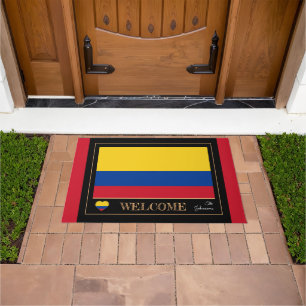 Colombia & Colombian Flag house /sports Welcome Doormat