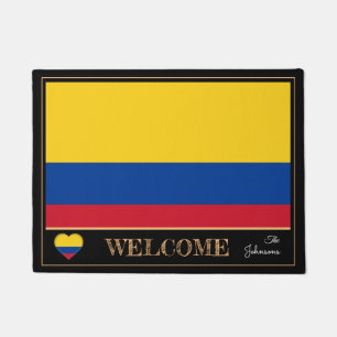 Colombia & Colombian Flag house /sports Welcome Doormat