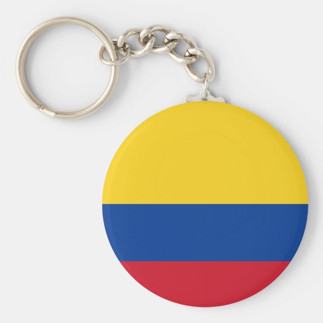 Colombia (Colombian) Flag Key Ring (Front)