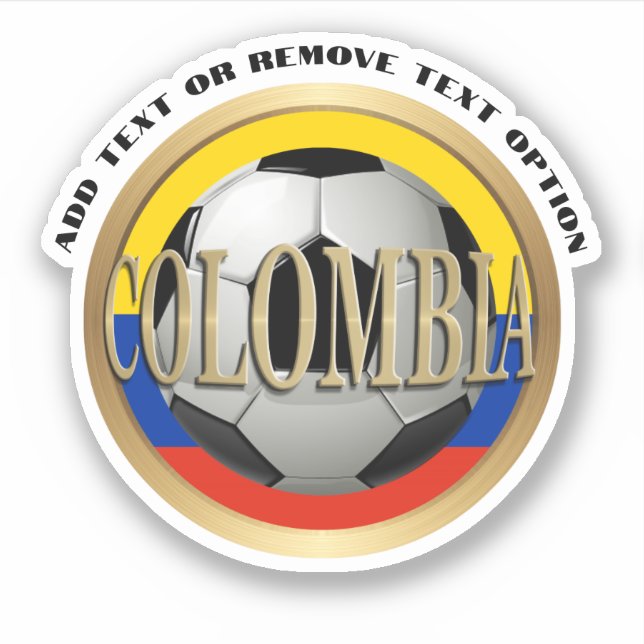 Colombia Colombian Flag Soccer Ball  (Front)