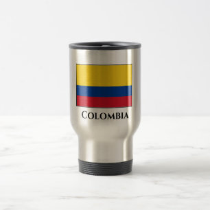 Colombia (Colombian) Flag Travel Mug