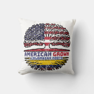 Colombia Colombian US American USA United States Cushion
