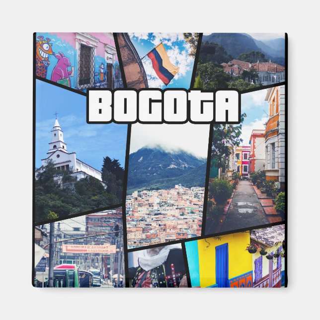 Colombia Cundinamarca Bogota Magnet (Front)