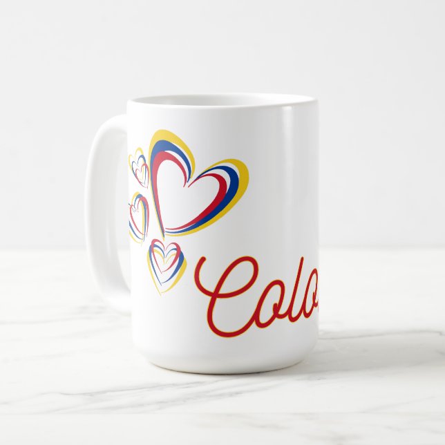 Colombia Day Gift Coffee Mug (Front Left)