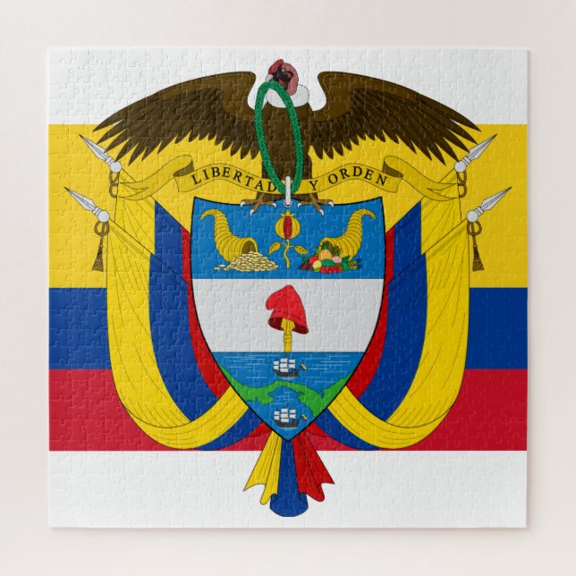 colombia emblem jigsaw puzzle (Vertical)