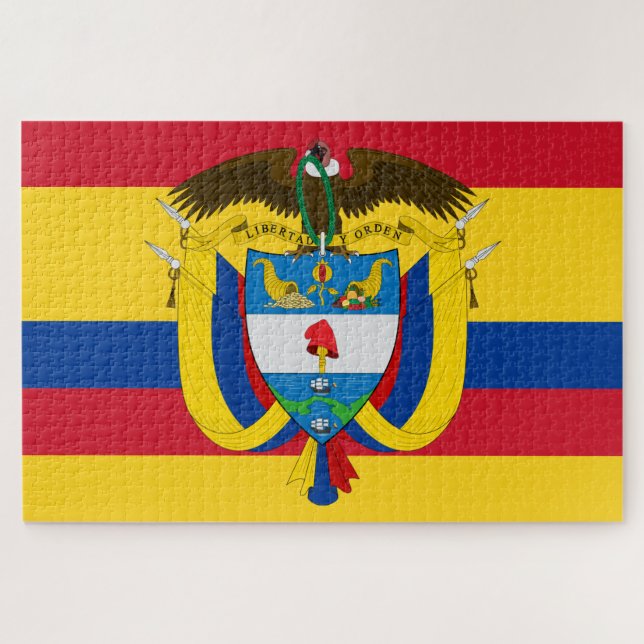 colombia emblem jigsaw puzzle (Horizontal)