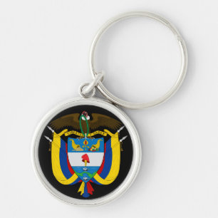 colombia emblem key ring