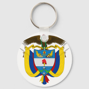 colombia emblem key ring