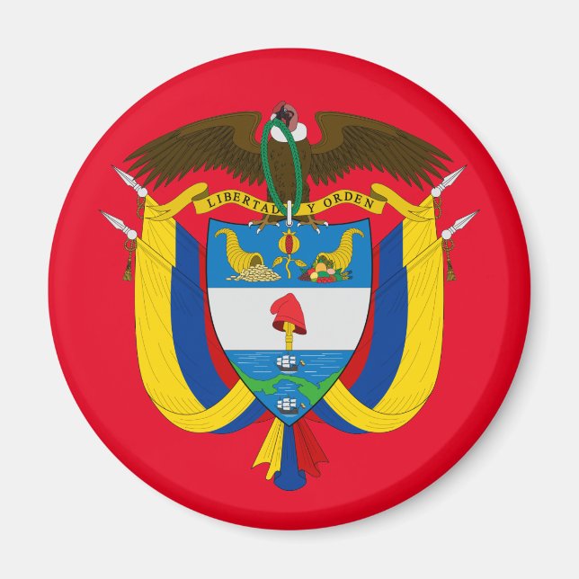 colombia emblem magnet (Front)