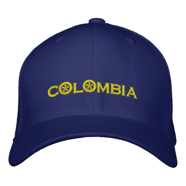 Colombia Embroidered Hat (Front)