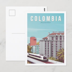 Colombia Famous Travel Place Postcard