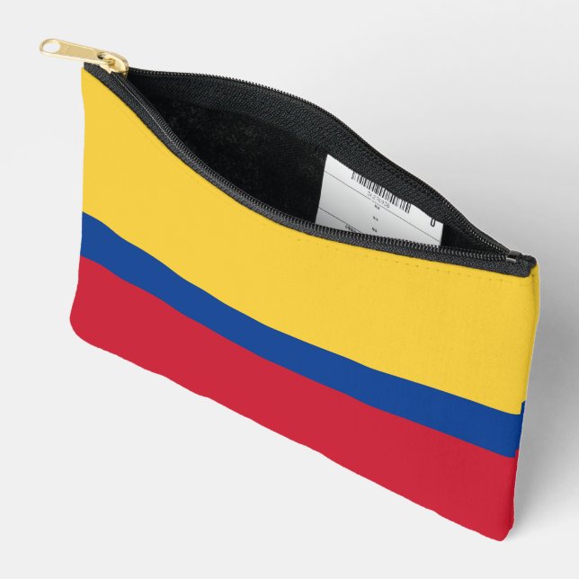 Colombia flag accessory pouch (Open)