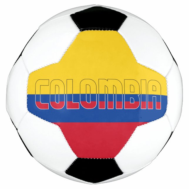 Colombia Flag Adorable Patriotic Football (Front)