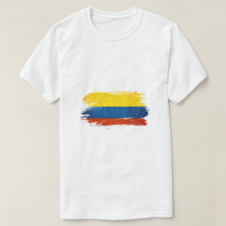Colombia Flag Art T-Shirt